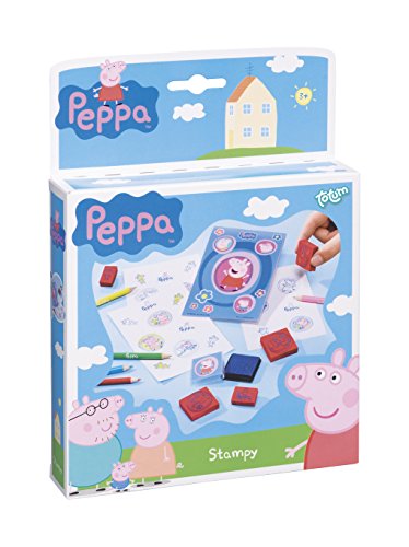 Preisvergleich Produktbild Totum 360006 - Peppa Pig Wutz Basteln Set, Stempelset