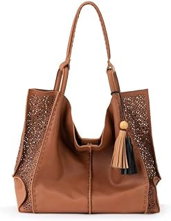 Los Feliz Large Tote Bag in Leather, Roomy, Unlined Purse with Single Shoulder Strap