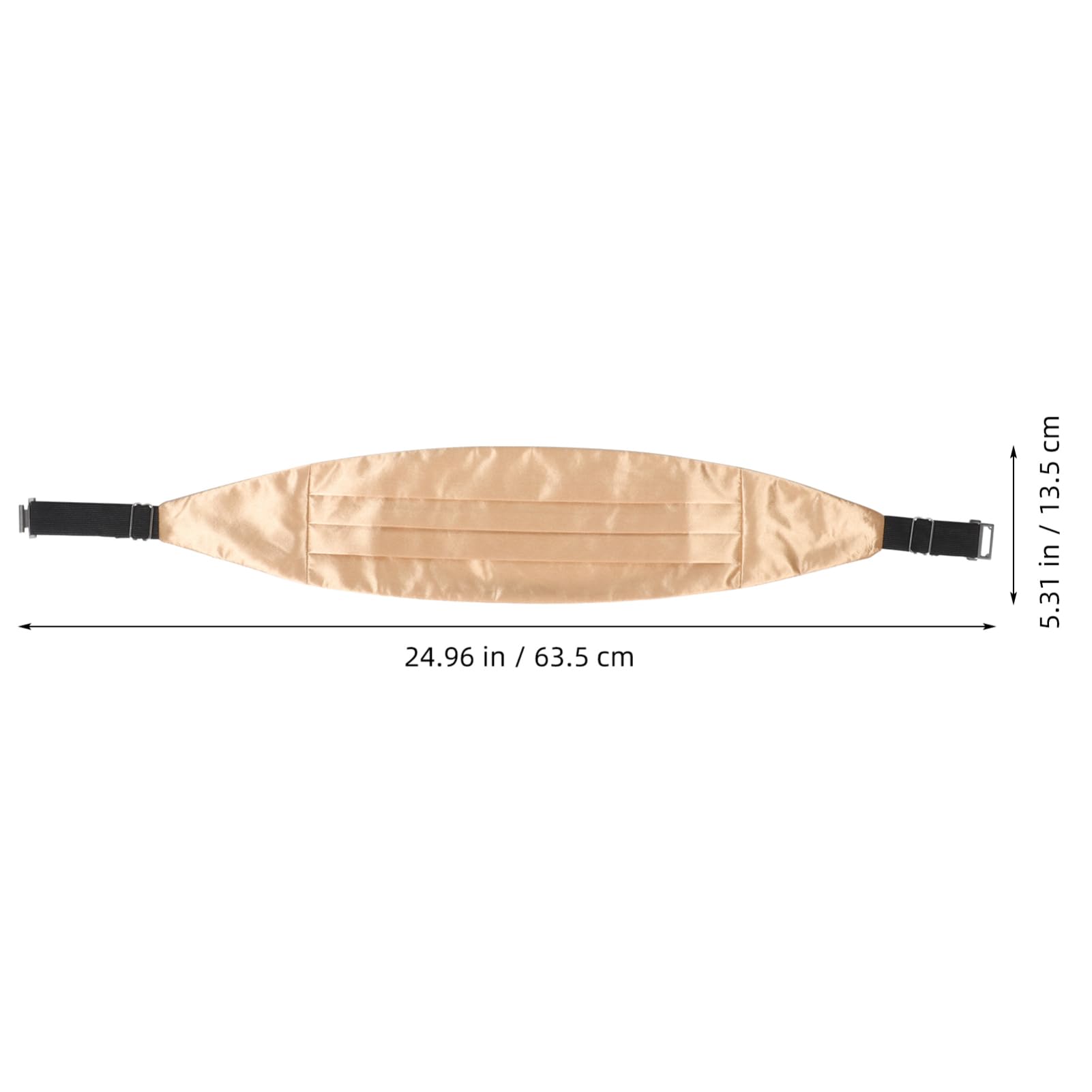 COLLBATH Satin Cummerbund for Men Adjustable Pretied Design for Weddings and Formal Occasions Comfortable and Satin Material Stylish Accessory for Tuxedos and Evening Dresses