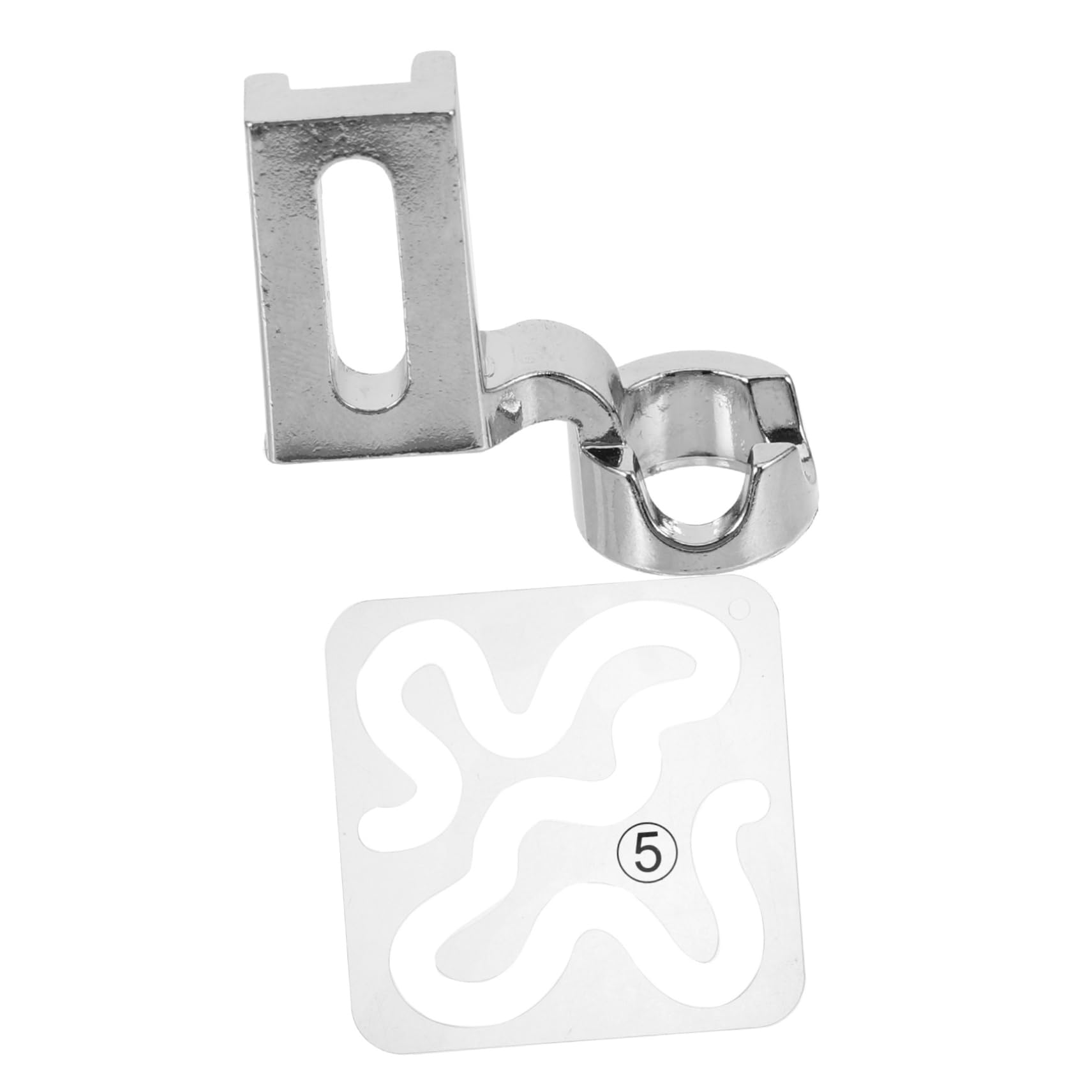 BEBEMOKO 1Set Patchwork Ruler for Quilting Portable Sewing Ruler with Presser Feet for DIY Cutting Craft Projects for Beginners Experienced Sewers