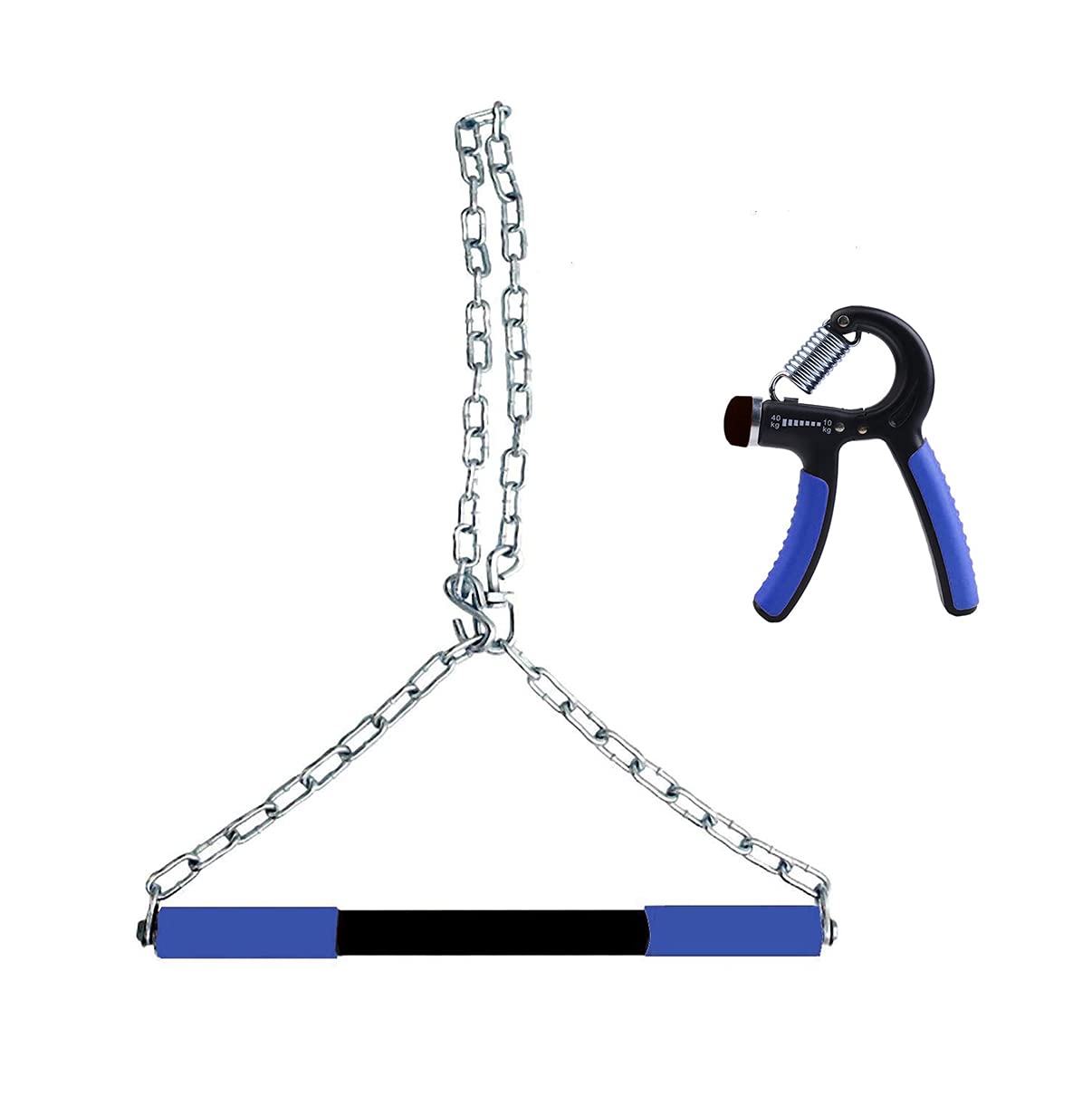 JMO27Deals Hanging/Height Increase and Pull ups Exercise with Heavy Chain Rod & Foam Grip with Adjustable Hand Gripper.… (B07QVL8DT8) Amazon Price History, Amazon Price Tracker