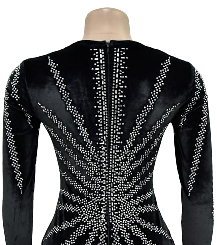 Image of Figdaw Rhinestone Embellished Formal Gowns and Evening Dresses for Women 2026