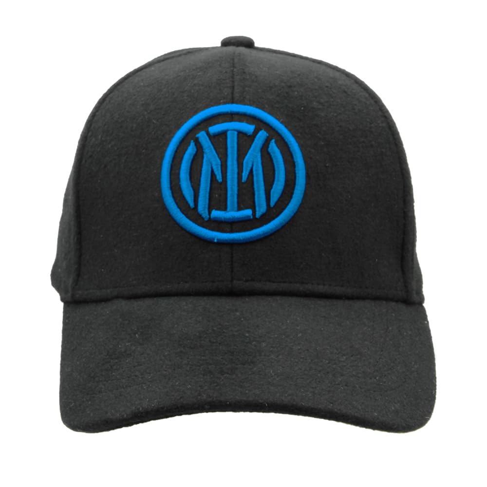 Inter Baseball Hat Felt 153505, Black, One Size