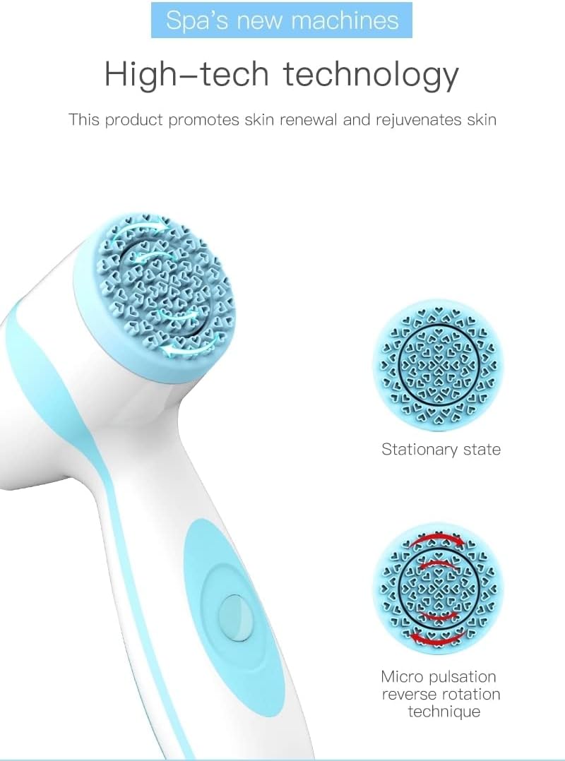 Products Portable Face Cleaning Brush Ultrasonic Facial Cleansing Brush Makeup Remove Face Cleaner Food-grade Silicone