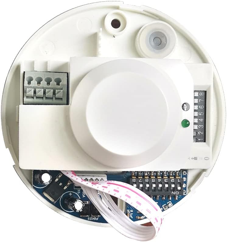 Taidacent AC220V Dry Contact RS485 Output Programming Microwave Radar Detection Switch Smart Microwave Motion Detect Sensor (Dry Contact Output)