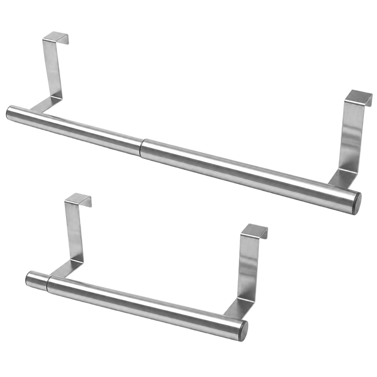 2 PCS Radiator Towel Rail, Over Radiator Towel Rail, Stainless Steel Extendable Towel Holder for Compact Bathrooms, Space-Saving Vertical Storage Solution for Apartments and Rentals