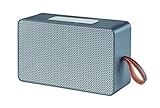 25 RMS Stereo-Soundleistung Grundig GSB 730 25W Silber - Tragbare Lautsprecher (25 W, Verkabelt & Kabellos, A2DP, 10 m, Silber, Rechteck)