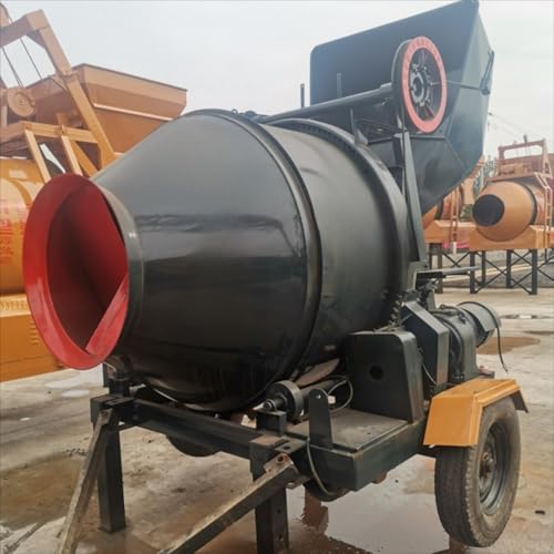 Heavy Duty Electric Concrete Mixer, 5/6/7CuFt Portable Cement Mixer with Pure Copper Motor, Thickened Anti-Rust Steel Drum & Safety Switch, Perfect for Construction Site, Masonry Work, Home Renovation