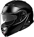 Shoei Casco Convertibile Flip-Up Moto Neotec 2 Plain Matt Nero (Xl, Nero)