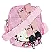 Cute Small Crossbody Bag Anime Cat Cartoon Pink Small Shoulder Bag For Girls Pink crossbody bag Cute Wrist Strap Keychains (6371)