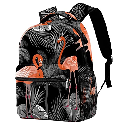 Sac à dos garçons et filles flamant rose multicolore pour l'école