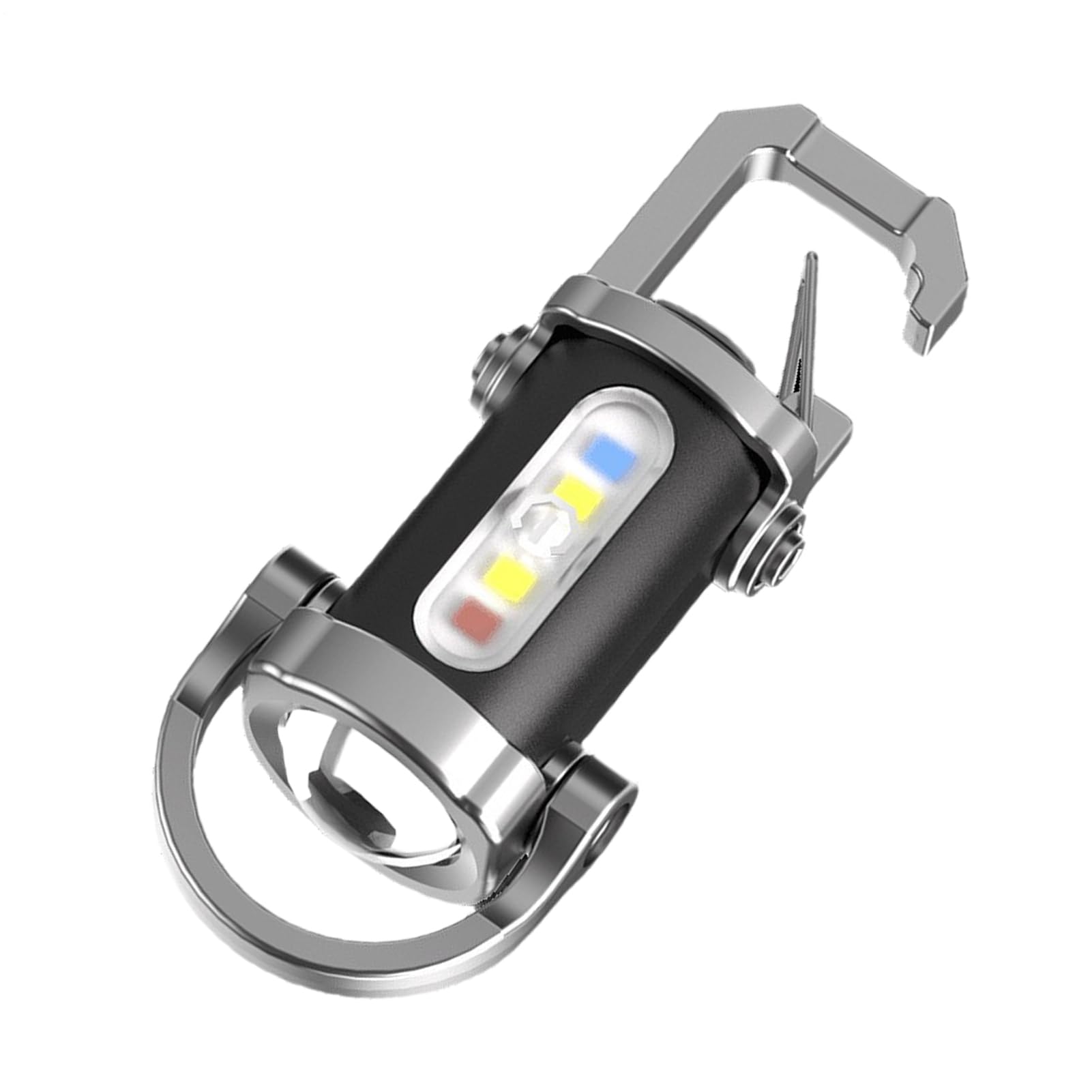 Mini Torcia LED Portachiavi Potente – 3 Modalità, Ricaricabile USB, Impermeabile, Per Campeggio E Escursioni