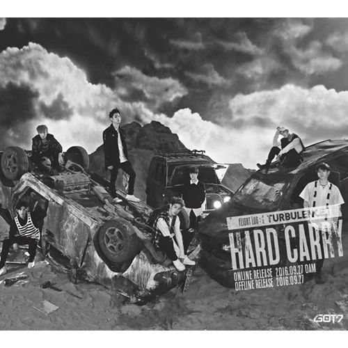 GOT7 FLIGHT LOG : TURBULENCE 2nd Album Photo Book+Card+Sticker Sealed