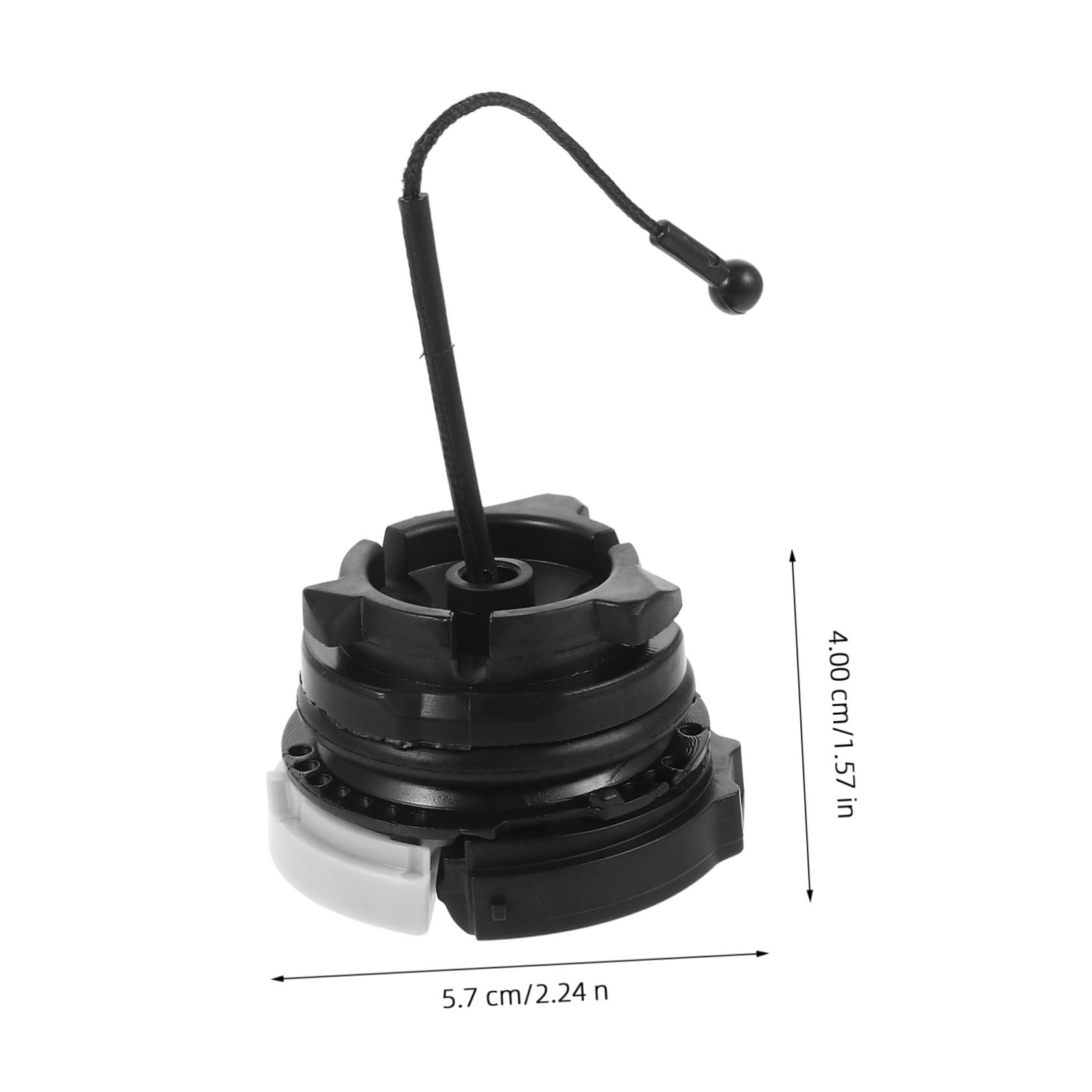 BESPORTBLE 4-pack Gas Cap Replacement Universal Can Cap for Lawn Mowers Chainsaws Easy Install Plastic