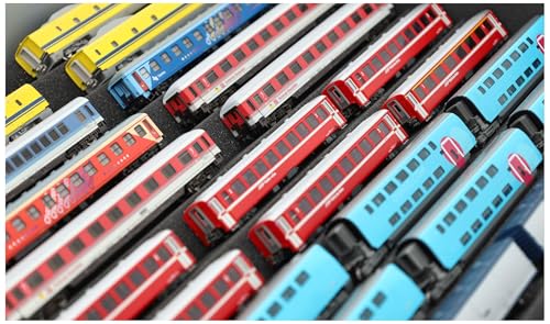 Euro Box Feldherr avec mousse pour train miniature N : 10 compartiments de rangement compact - 7