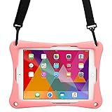 Cooper Trooper 2K Rugged case Compatible with Acer Iconia Tab 10 A3-A30 | Drop Shock Proof Heavy Duty Protective Cover | Shoulder Strap, Stand Hand Strap | Kids Girls Adults (Pink)