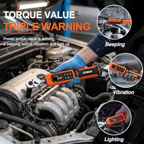 coobeast 1/4 Drive Digital Torque Screwdriver