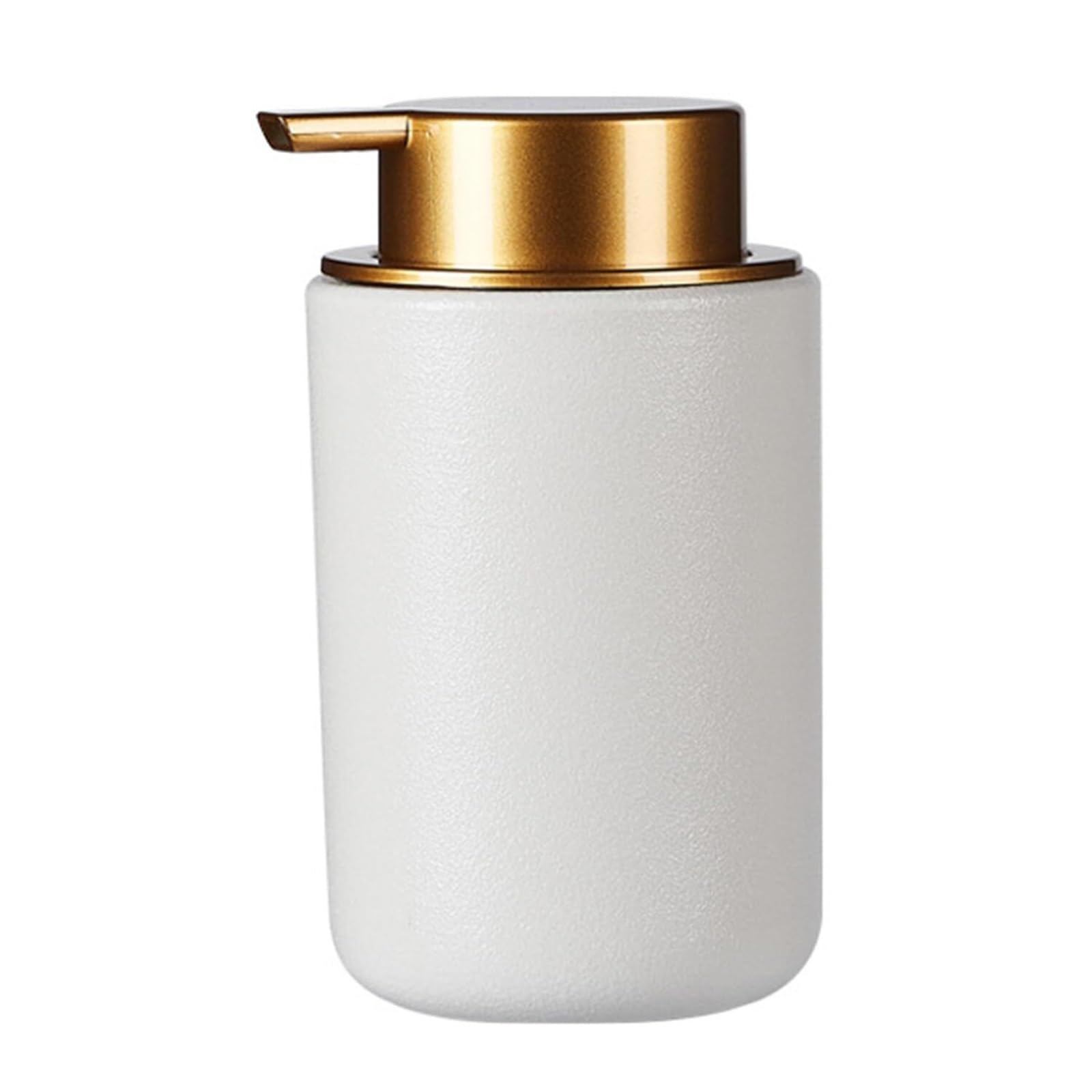 Qyleee White-B Hand Ceramic Foaming Bottles 350Ml Hand Foam With Pump For Barthroom Kitchen Dish For Bathroom(White-B)