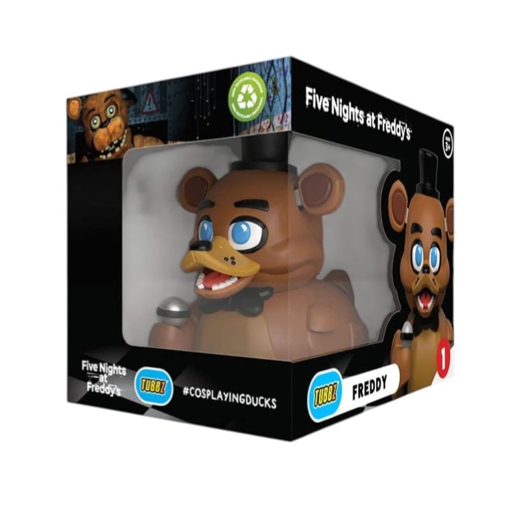 TUBBZ Boxed Edition: Five Nights At Freddy's - Freddy Fazbear Cosplaying Rubber Duck Vinyl Figure
