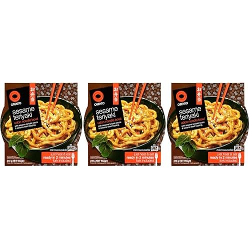 Obento Sesame Teriyaki Udon Bowl, 240 g (Packung mit 3)