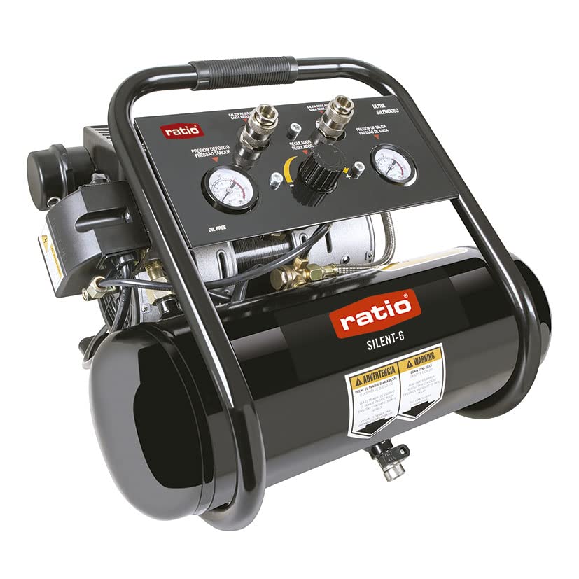 Compresor portatil silencioso 1hp 230v