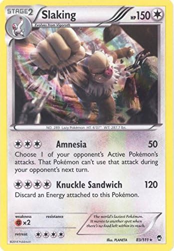 PokemonSlaking (83/111) - XY Furious Fists - Holo