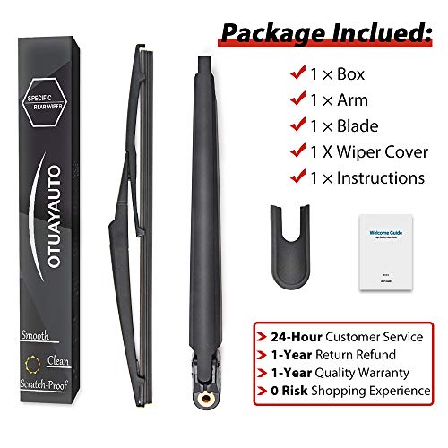 image for OTUAYAUTO Rear Windshield Back Wiper Arm Blade Replacement for JEEP Gr