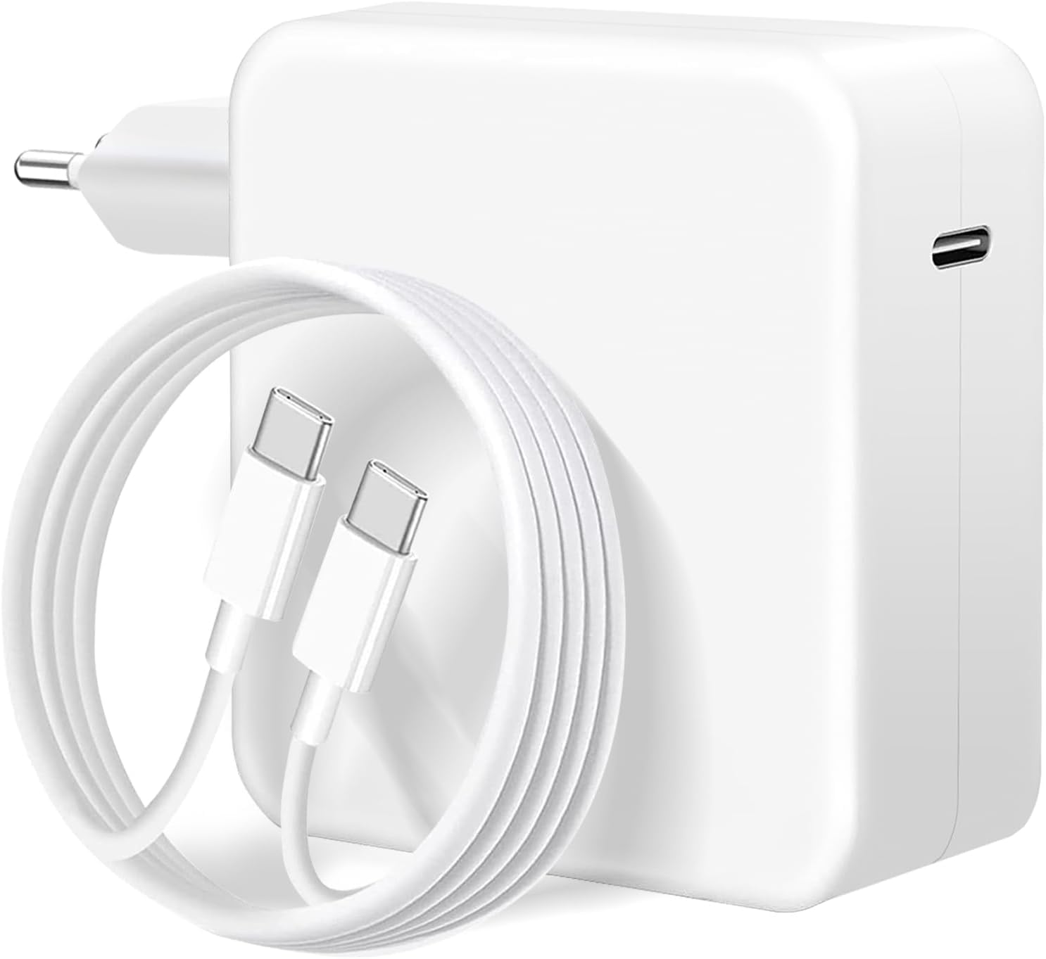 Caricabatteria da 96W per Mac Book Pro, compatibile con Mac Book Pro 13/14/15/16 pollici, Mac Book Air 2021/2020/2019/2018, iPad Pro 12.9/11", cavo USB C a C 2M/6.6FT