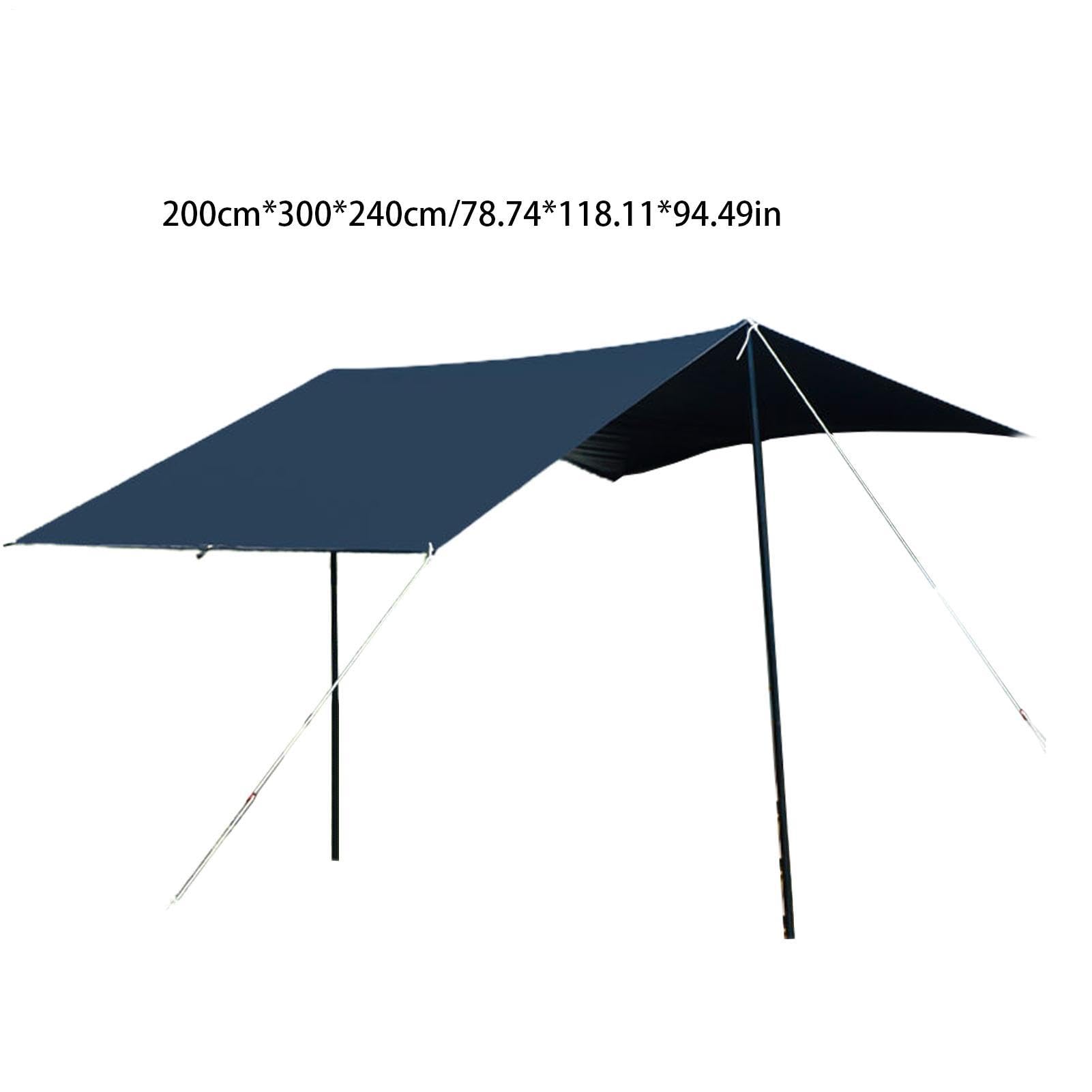 Wohnmobil Markise Vorzelt für Fahrzeug Regenschutz Heckklappenabdeckung PVC-beschichtet Universal Wohnwagen Verlängerung 2 Meter Sonnensegel Sonnenschutz Outdoor