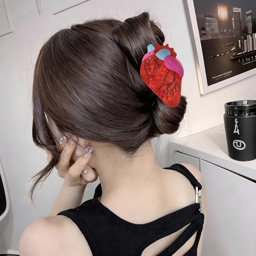 Pinza para cabello acrílica decorativa QUNITKAST miniatura 2
