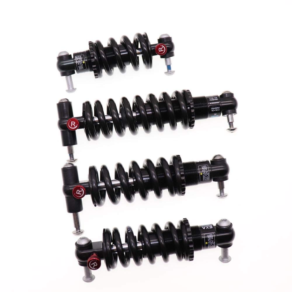 300 Lbs Draagvermogen Mountainbike Schokdemper 150mm Stutten Lente Absorber Rvs Fiets Achterwielophanging Voor Racefiets(150MM*750)-Amortisseur De Vélo Universele Mtb Demper Aluminium
