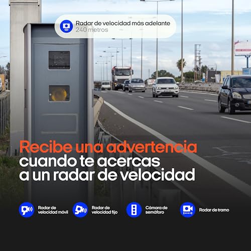 Miniatura 2 de OOONO Co-Driver 2 – Alertas de radares y peligros en Tiempo Real | sin suscripción | Recargable USB-C | Compatible con Apple CarPlay y Android Auto | fácil instalación y Uso intuitivo