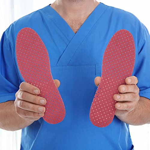 3 Pairs Breathable Shoe Insoles Inserts Ultra-Soft Cushioning Walking Comfort Insoles Double-Layer Latex Foam Perforated Insoles Replacement Insoles For Men 7-11 Woman 2-8 (Retro Colors) #TOP3