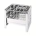 CETLFM Der Neue Outdoor-Mini Barbecue Grill, Faltbar Camping Tragbarer Barbecue Grill, Holzkohle Brennholz Grillzubehör.