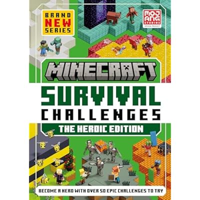 Minecraft Survival Challenges: The Heroic Edition: An official illustrated guide, perfect for fans, beginners and gamers of all ages