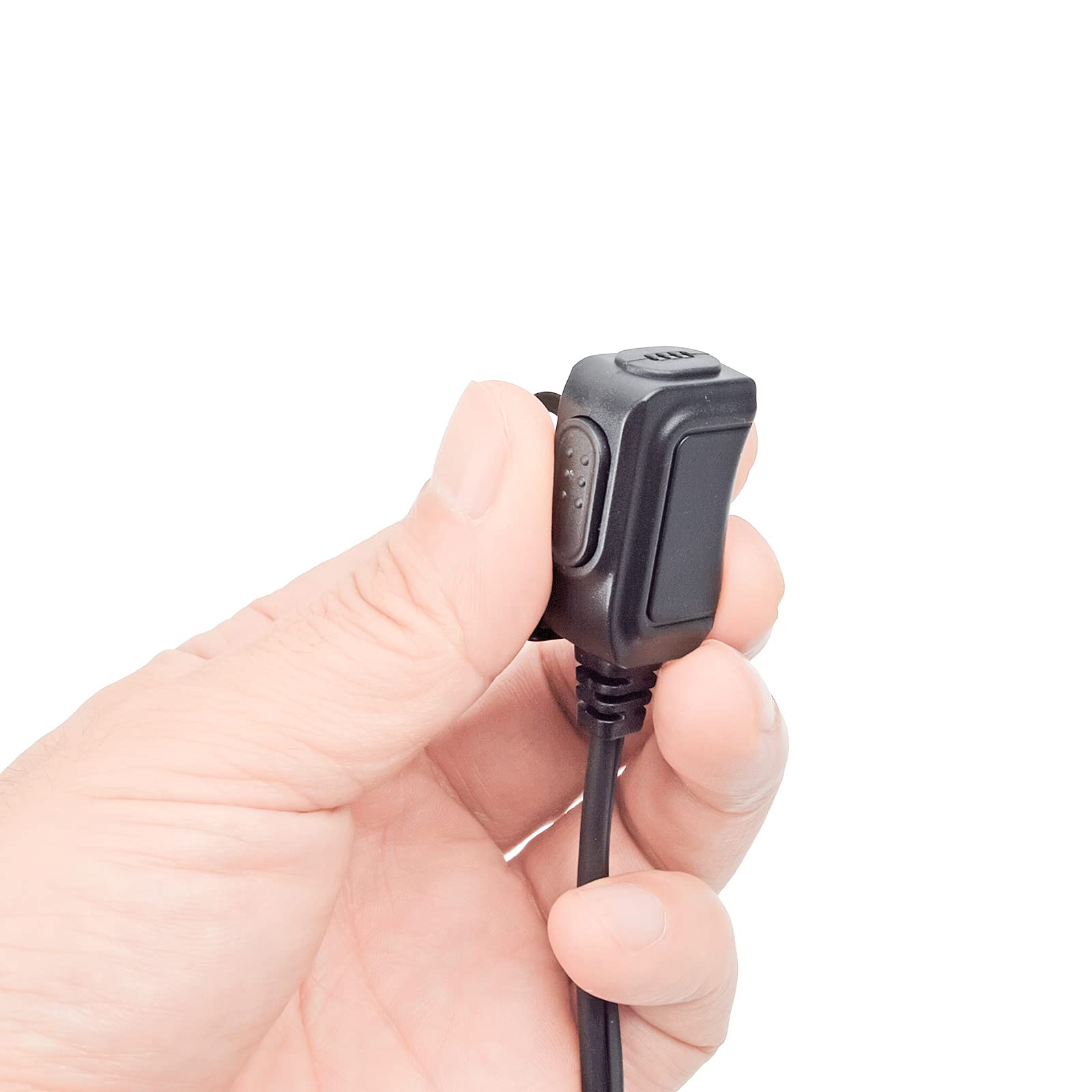 Walkie Talkie Auricolare a 2 pin compatibile con Kenwood Baofeng UV5R 888S UV-82HP BF-F8HP radio bidirezionali (1 pezzo)