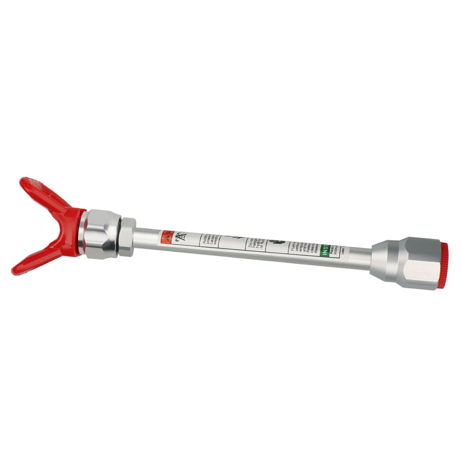 Kaccde 30Cm Extended Rod Pressure Airless Sprayed Extension Rod Durability Aerospace Aluminum And Copper For Wall Ceilings Furniture High Pressure Sprayer Extension Rod