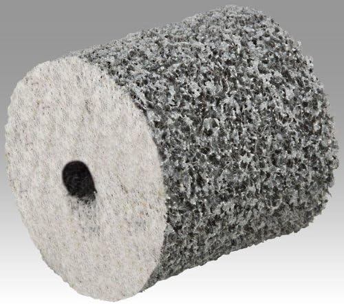 3M Scotch-Brite XL-UW Unitized Aluminum Oxide Medium Deburring Wheel - Medium Grade - Arbor Attachment - 1 1/2 in Dia 3/16 in Center Hole - Thickness 1/8 in - 30100 Max RPM - 15515 [PRICE is per WHEEL]