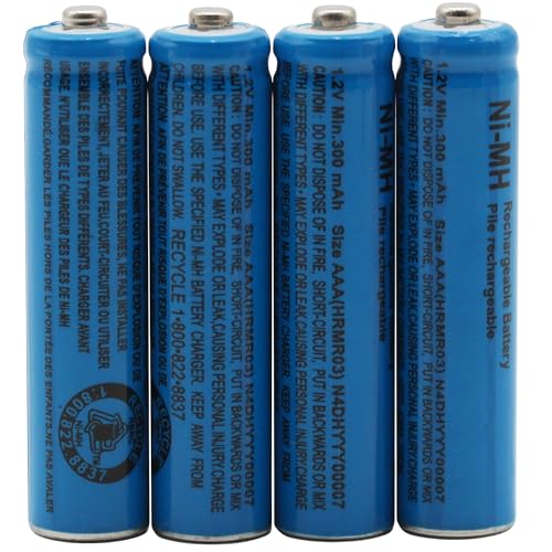 Cerepros 4-Pack N4DHYYY00020 Replacement Batteries for Corun Panasonic Cordless Phones