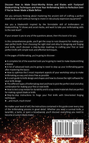 Knifemaking: A Bladesmithing Guide on Forging Knives and Crafting Knife Sheaths with Simple Tools for Beginners image 4