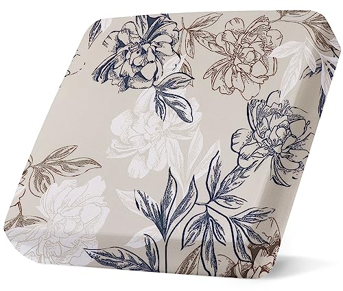 SearchI Stretch Printed Sofa Couch Cushion Covers Replacement Chair Cushion Slipcovers Sofa Seat Cover Furniture Protector Sofa Slipcover Soft with Elastic Bottom(Small,Flower Shadow)