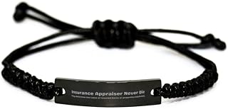 Insurance Appraiser Gifts Bracelet,Insurance Appraiser Never Die They determine the value of insured items or properties indefinitely, Fuuny Insurance Appraiser Bracelet,Birthday Gifts,Insurance