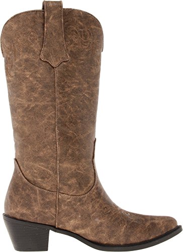 Image of ROPER Womens Brooklyn Round Toe Casual Boots Mid Calf Low Heel 1-2 inch
