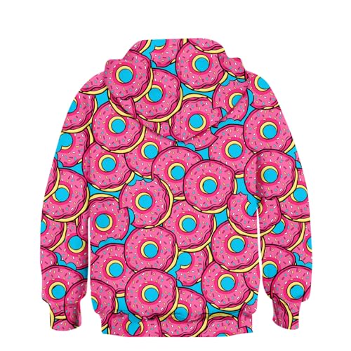 Image of TUONROAD Boys Girls Hoodies 3D Printed Cool Hooded Lightweight 6-16T Hooded Pullover Sweatshirt for Kids