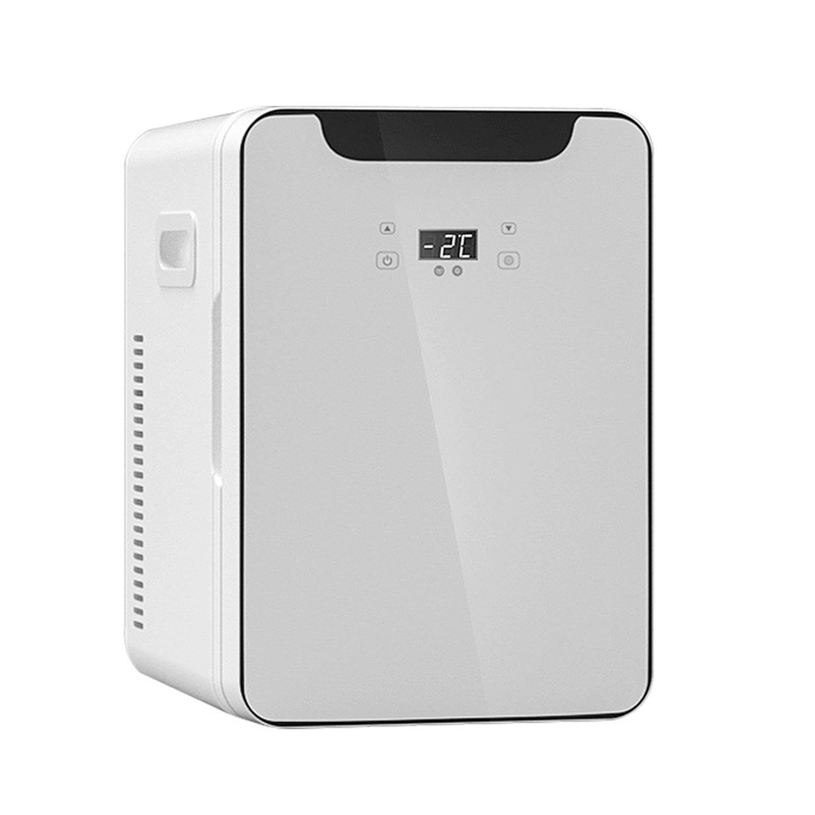 Refrigerador AutomóVil Hogar 12v / 220v Caja PequeñA Enfriamiento y CalefaccióN Hogar AutomóVil Dormitorio Estudiantes Doble Uso Mini Refrigerador para Bebidas Alimentos AutomóVil
