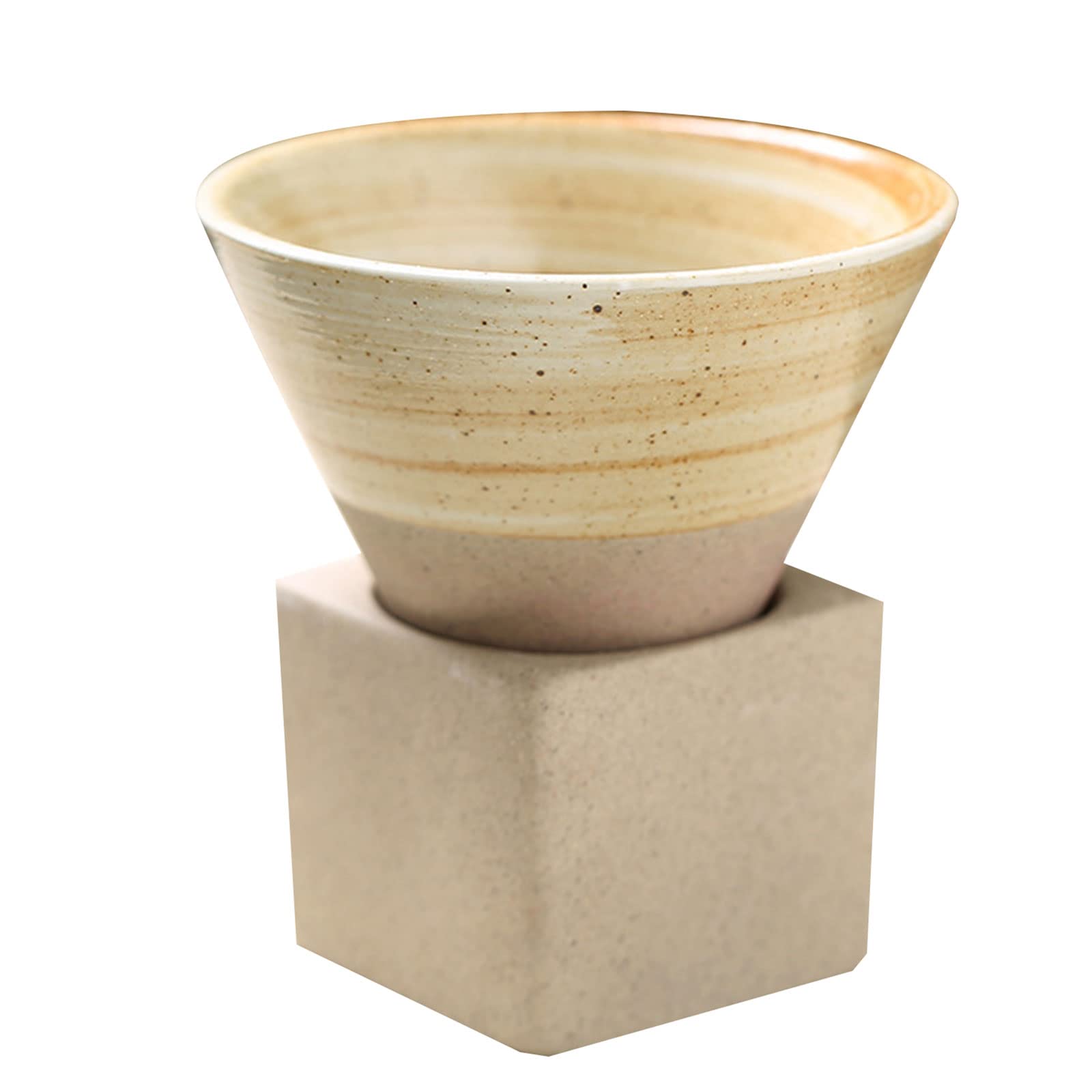 Rkjrtk E Ceramic Coffe Mugs With Bas 100Ml Triangular Con Shap Porcelain-Cup Tea-Cup For Latt Household Kitchen