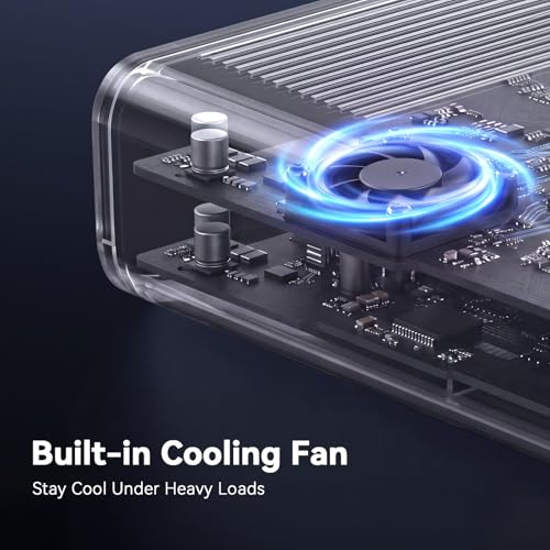 Image of TobenONE Docking Station 5 Monitors, Cooling Fan, 8K+Quad 4K@120Hz Display | Single 8K, 45W Fast Charging, 2.5GbE, SD /MicroSD4.0, DisplayLink Dock for Thunderbolt MacBook Windows, Driver Required DL7400