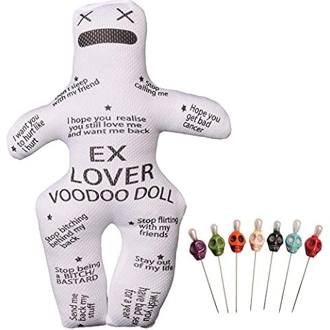 GRACEART Personalised Revenge Voodoo Doll With Skull Pins (Style-C (EX LOVER)) Cover