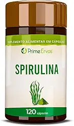 Spirulina 120 Cápsulas De 500mg Prime Ervas