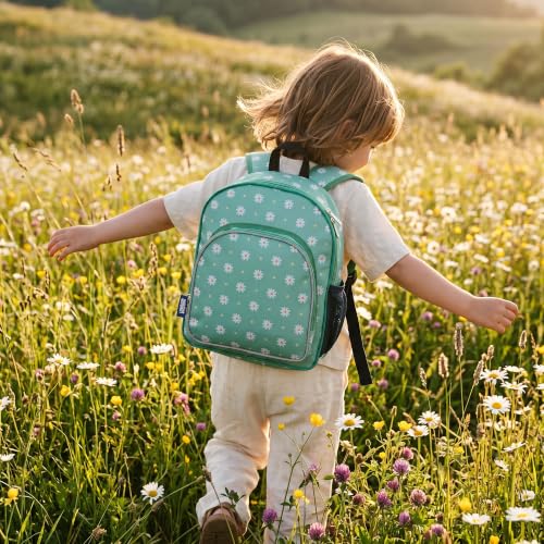 Image of Wildkin 12 Inch Preschool Backpack for Kids, Daisy